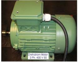 Drehstrommotor 3 Ph 400 V 50 Hz 